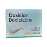 doxiclor 100 mg 10 capsulas
