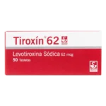 tiroxin 62 mcg 50 tabletas