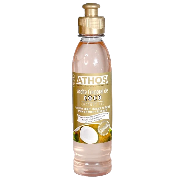 aceite corporal athos coco 250 ml - Imagen 1