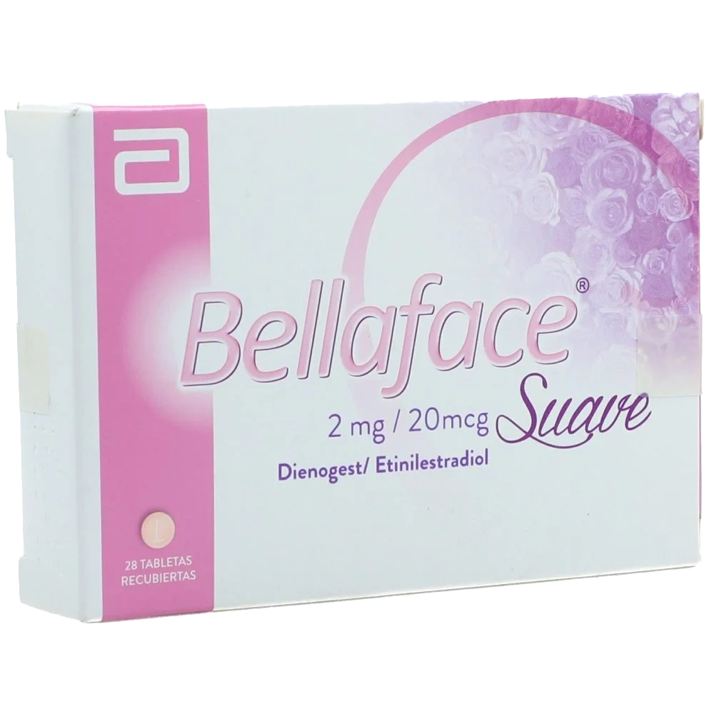 bellaface suave 2/0.02 mg 28 tabletas (p) - Imagen 1