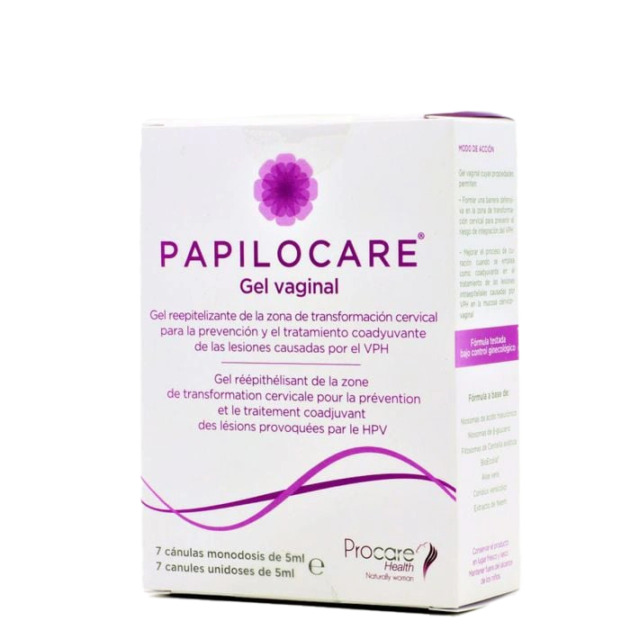 papilocare gel vaginal 7 canulas 5 ml pc - Imagen 1