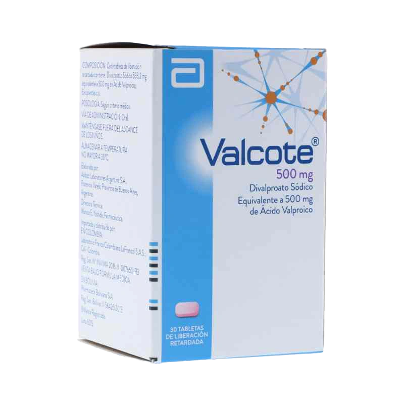 valcote 500 mg 30 tabletas (p)