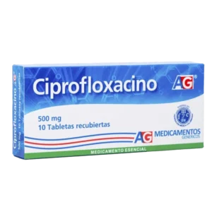 ciprofloxacino 500 mg 10 capsulas ag