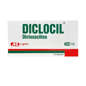 diclocil 500 mg 20 capsulas