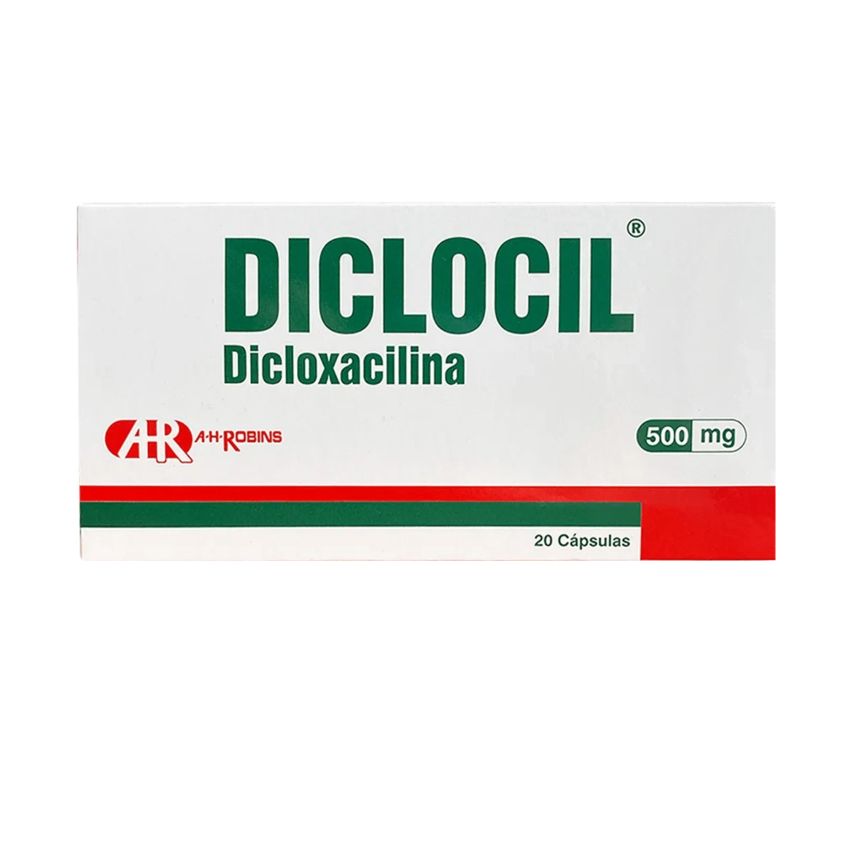 diclocil 500 mg 20 capsulas