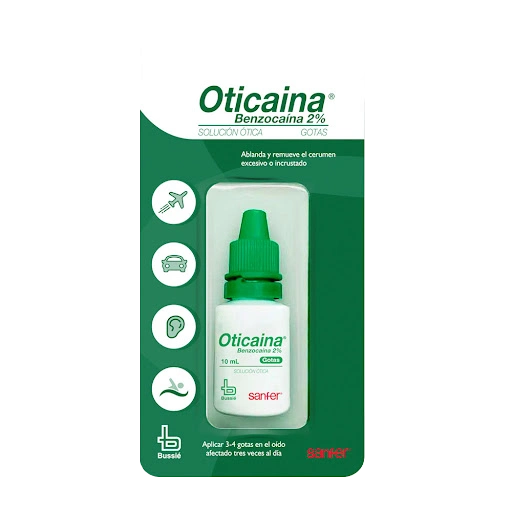 oticaina 2% gotas 10 ml