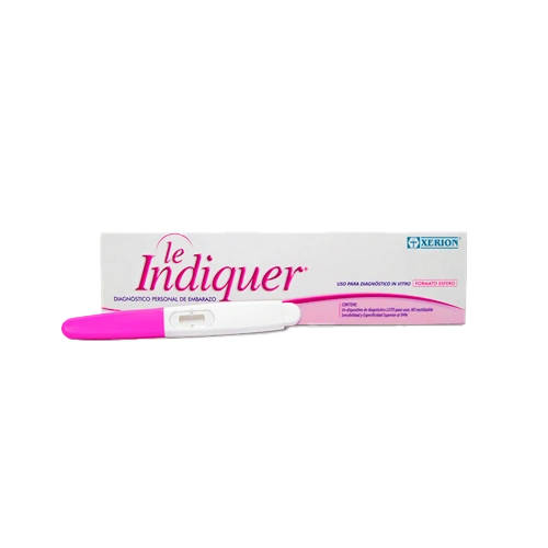 prueba embarazo le indiquer lapicero