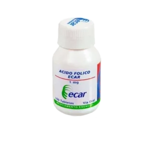 acido folico 1 mg 100 tabletas ec