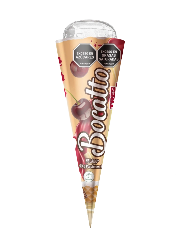 cono bocatto 3 leches crem helado