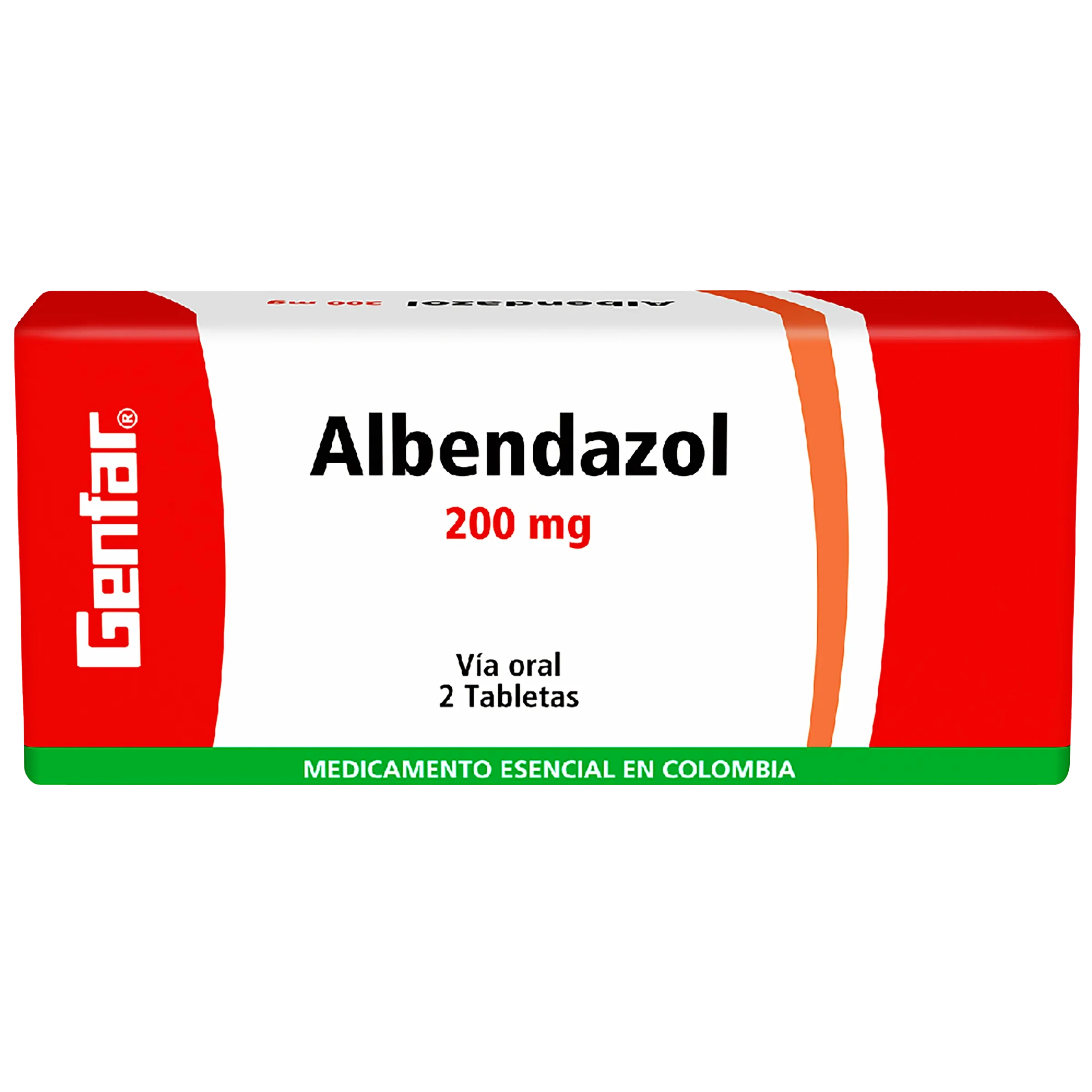 albendazol 200 mg 2 tabletas gf