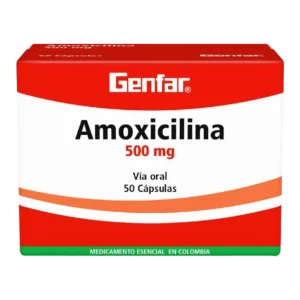 amoxicilina 500 mg 50 capsulas gf
