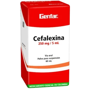 cefalexina 250 mg susp 60 ml gf