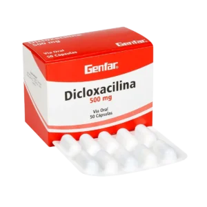 dicloxacilina 500 mg 50 capsulas gf