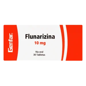 flunarizina 10 mg 30 tabletas gf