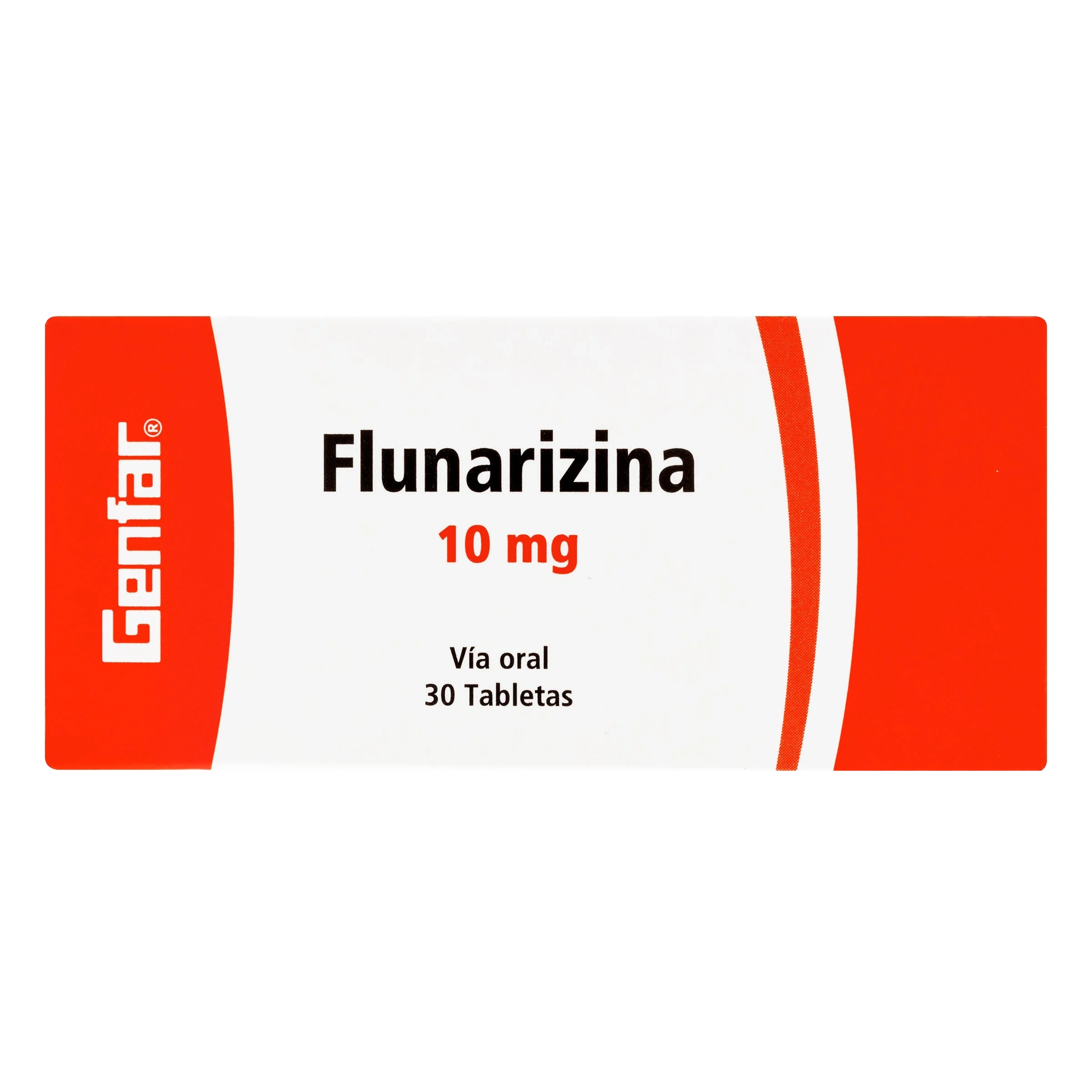 flunarizina 10 mg 30 tabletas gf