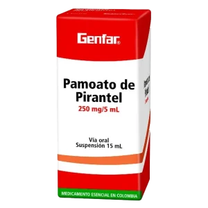 pamoato pirantel 250 mg susp 15 ml gf