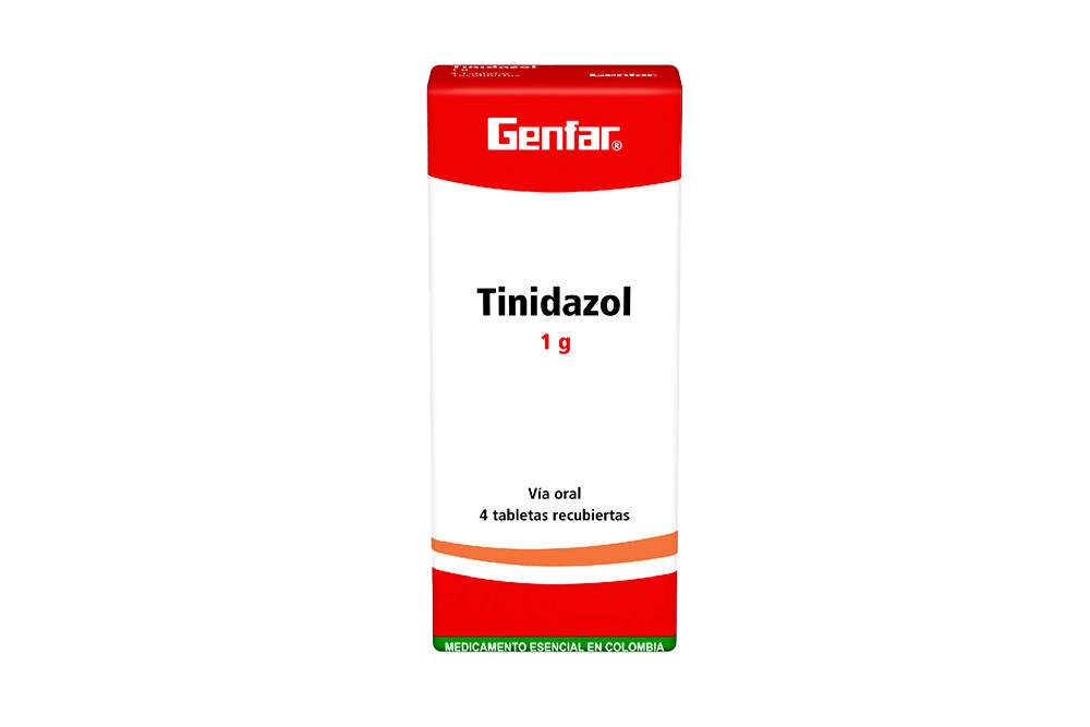 tinidazol 1 gr 4 tabletas gf