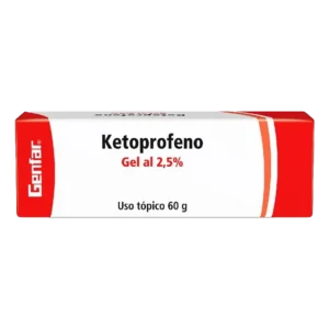 ketoprofeno 2.5% gel 60 gr gf