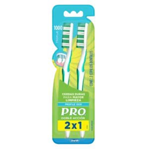 cepillo dent pro 1000 adultos doble accion 2x1