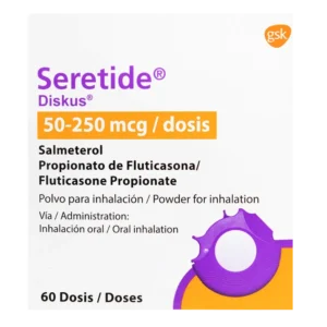 seretide diskus 50/250 mcg 60 dosis (p)