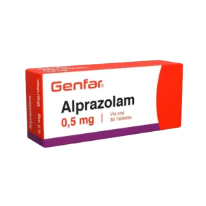 alprazolam 0.5 mg 30 tabletas w