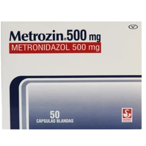 metrozin 500 mg 50 capsulas
