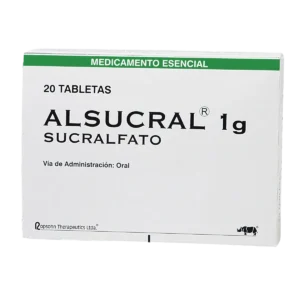 alsucral 1 gr 20 tabletas