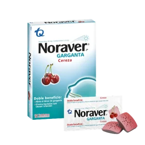 noraver b cereza mastic 12 pastillas