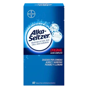 alka seltzer 60 tabletas