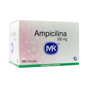 ampicilina 500 mg 100 capsulas mk