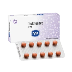 diclofenaco 50 mg 20 tabletas mk