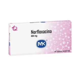 norfloxacino 400 mg 14 tabletas mk