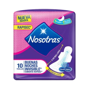 toallas nosotras b/noches inv.rap 10 und