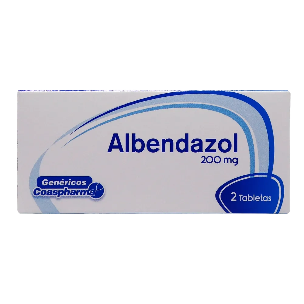 albendazol 200 mg 2 tabletas coa