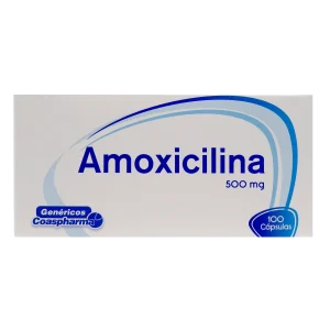 amoxicilina 500 mg 100 capsulas coa