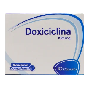 doxiciclina 100 mg 10 capsulas coa