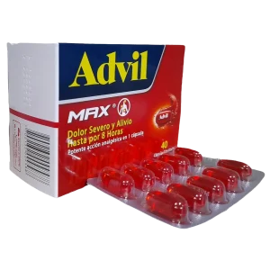 advil max 400 mg 40 capsulas