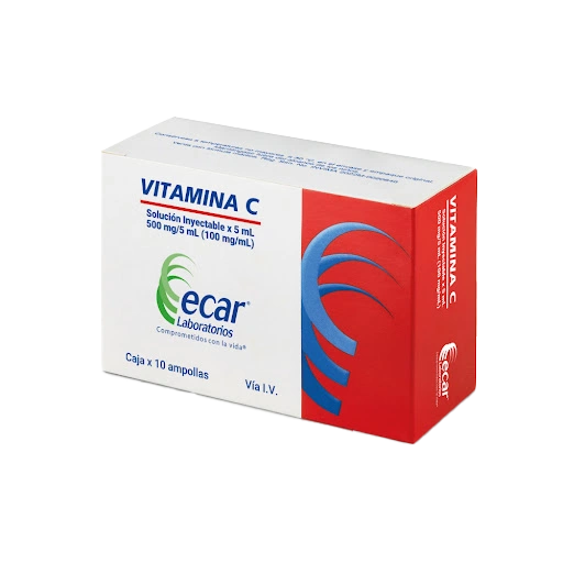 vitamina c inyect 5 ml 10 ampollas ec