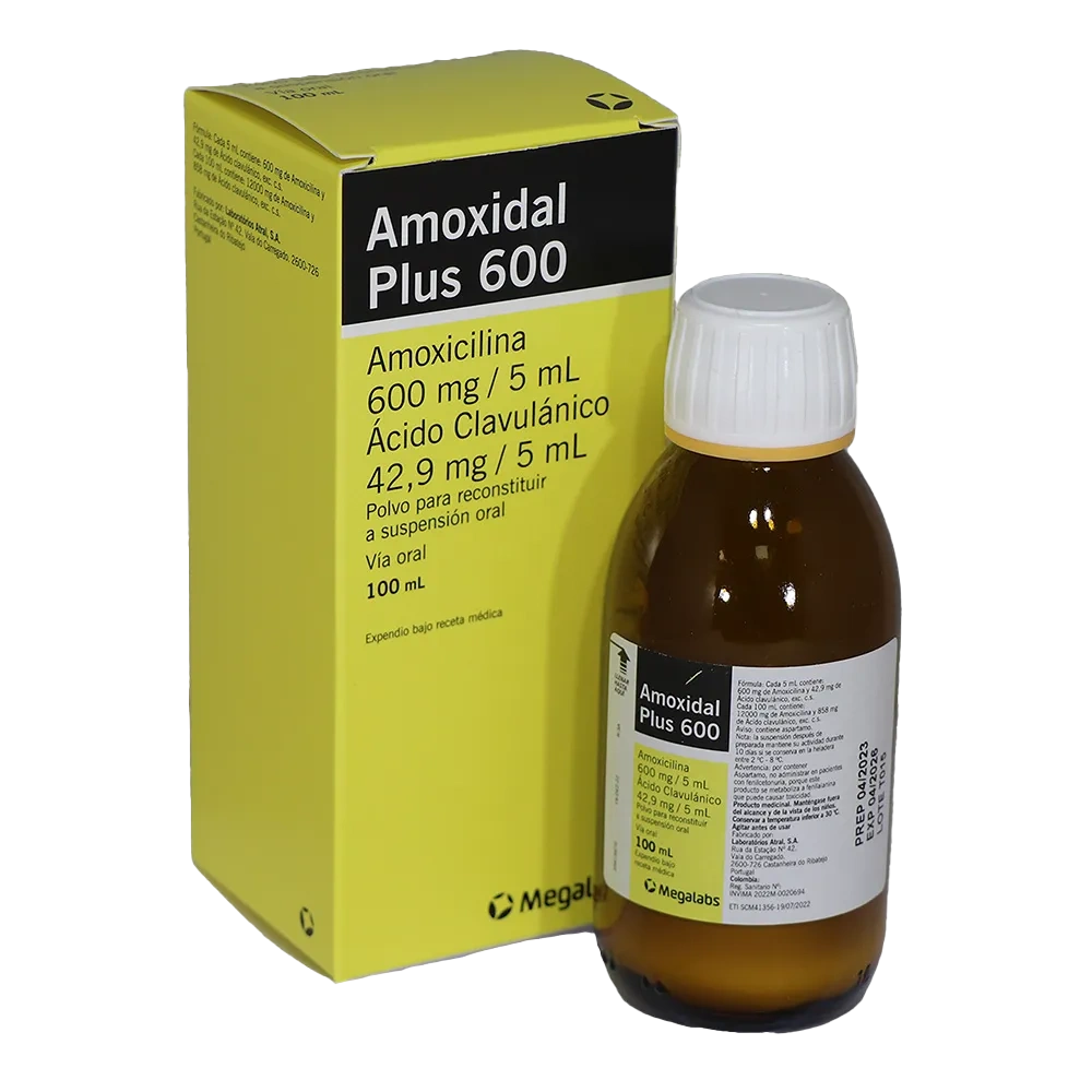 amoxidal plus 600 susp 100 ml