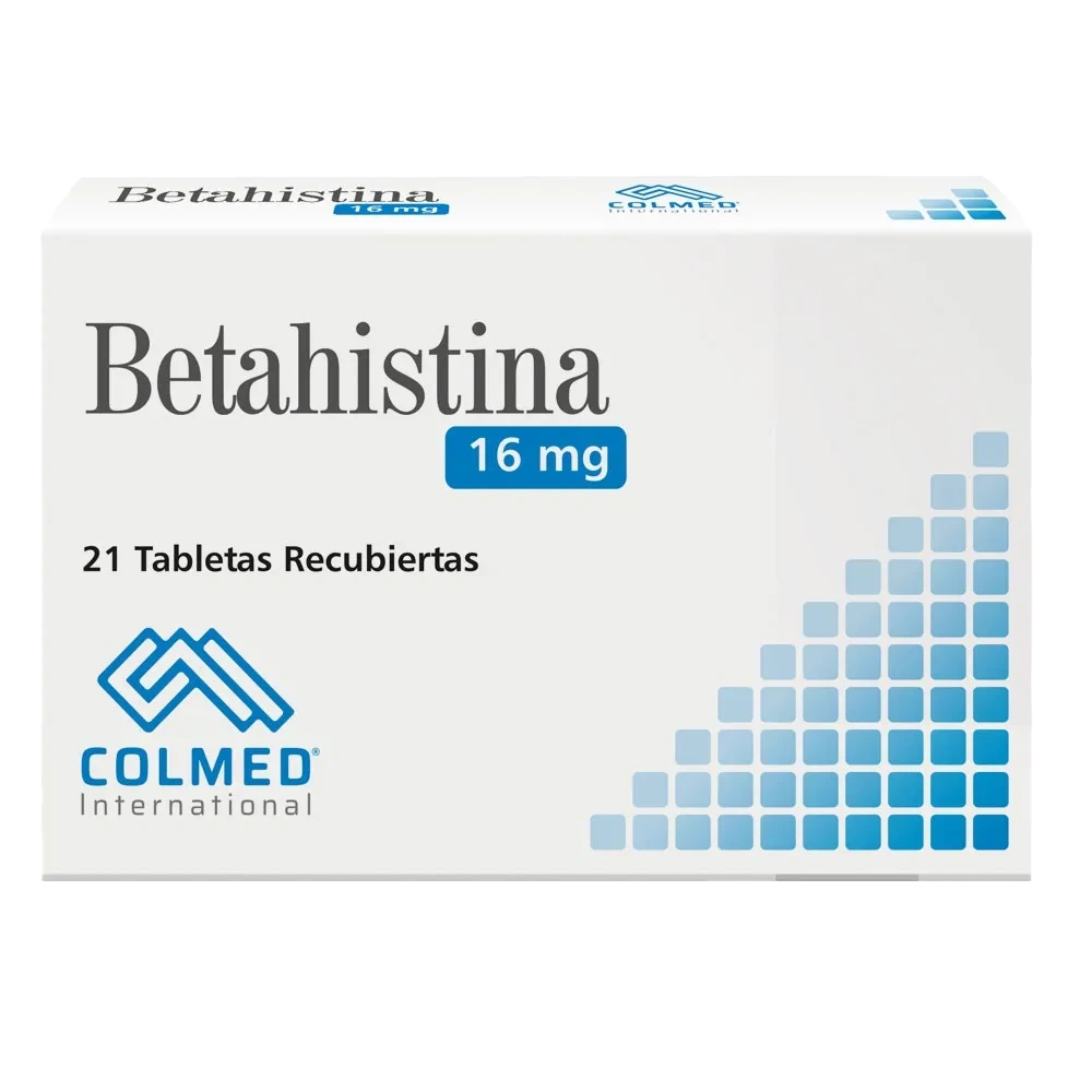 betahistina 16 mg 21 tabletas