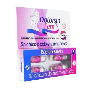 dolorsin fem 400 mg 4 capsulas