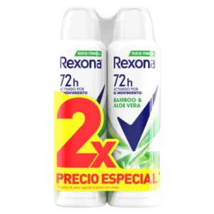 desodorante rexona spr.bambo 90 gr 2 und s.of