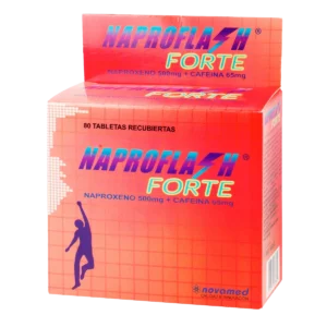 naproflash forte 500 mg 80 tabletas