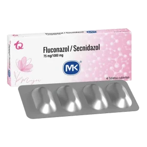 fluconazol+secnidazol 75mg/1g 4 tabletas mk