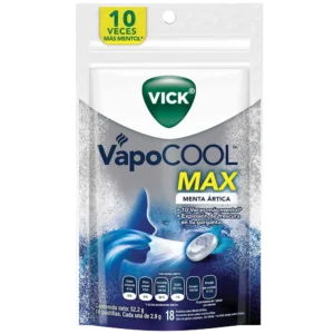 vicks vapocool menta artica 18 pastillas