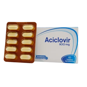 aciclovir 800 mg 10 tabletas coa