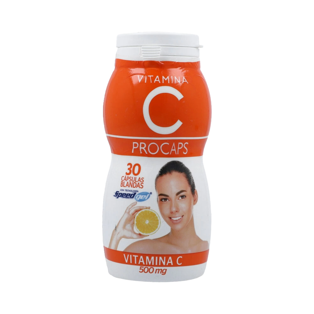 vitamina c 500 mg 30 capsulas pc