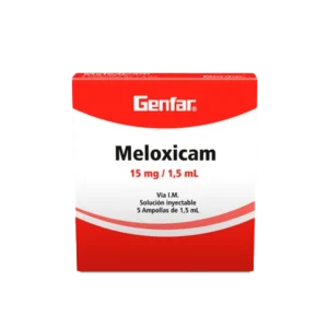 meloxicam 15mg/1.5ml 5 ampollas gf
