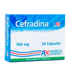 cefradina 500 mg 24 capsulas ag