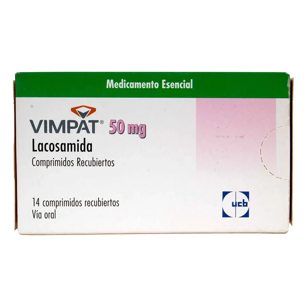 vimpat 50 mg 14 tabletas (p)